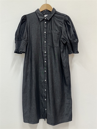 Ichi IhBorgie Dress Washed Black